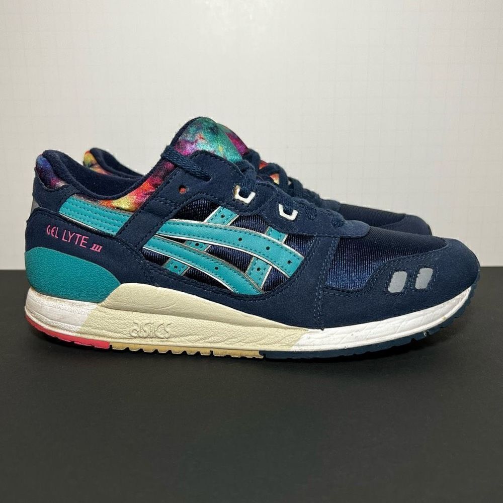 Womens ASICS Gel Lyte III Latino Bay Low Top Sneakers / Size 8 - Picture 2 of 10